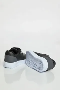 Çocuk Cırtlı Spor Ayakkabı Siyahfüme