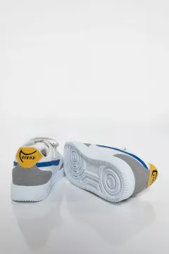 Çocuk Cırtlı Spor Ayakkabı Beyazgri