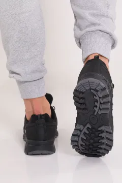 Erkek Bağcıklı Trekking Ayakkabı Siyah