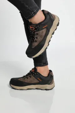 Erkek Bağcıklı Trekking Spor Ayakkabı Vizon