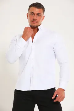 Erkek Basic Gömlek Beyaz