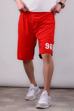 Erkek Basketbol - Futbol Spor Şort Kırmızı
