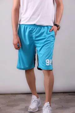 Erkek Basketbol - Futbol Spor Şort Mavi