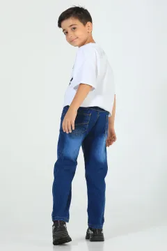 Erkek Çocuk Jeans Pantolon (8-12 Yaş) Mavi