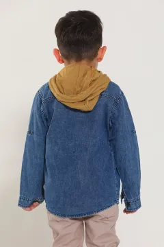 Erkek Çocuk T-shirt Ceket İkili Takım Mavi