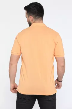 Erkek Polo Yaka Likralı T-shirt Koyusomon