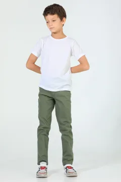 Erkek Çocuk Jeans Pantolon Haki