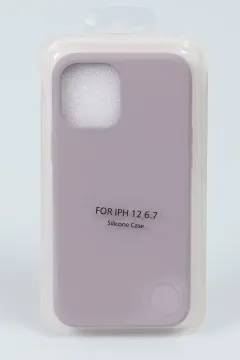 Iphone 12 Pro Premium Slikon Kılıf Koyu Lila