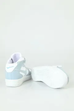Kadın Boğazlı Jordan Spor Ayakkabı Beyazmavi