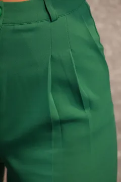 Kadın Bol Paça Pantolon Yeşil