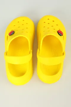 Kadın Confort Rahat Sandalet Terlik Sarı