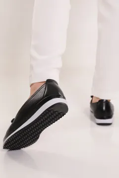 Kadın Fiyonk Detaylı Babet Ayakkabı Siyah