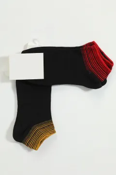 Kadın İkili Patik Çorap (36-41 Uyumludur) Kırmızı
