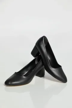 Kadın Büyük Beden Topuklu Ayakkabı Siyah
