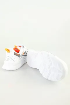 Kız Çocuk Bağcıklı Spor Ayakkabı Beyazorange