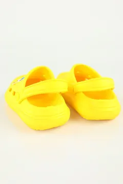 Kız Çocuk Confort Rahat Sandalet Terlik Sarı