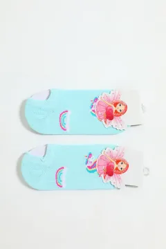 Kız Çocuk İkili Patik Çorap Açıkmavi