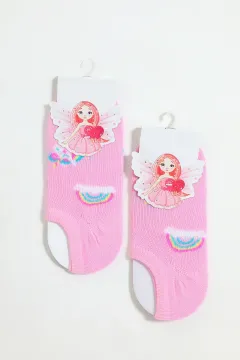 Kız Çocuk İkili Patik Çorap Pembe