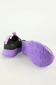 Kız Çocuk Spor Ayakkabı Siyahlila