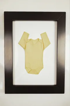 Kız-erkek Bebek Çıtçıtlı Body-zıbın Sarı