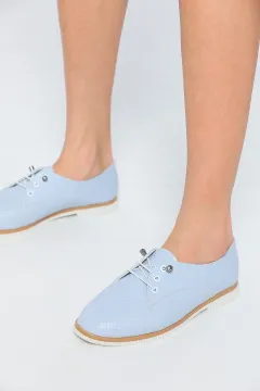 Kadın Bağcıklı Günlük Ayakkabı Mavi