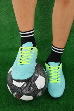 Erkek Bağcıklı Halısaha Futbol Ayakkabısı Mint