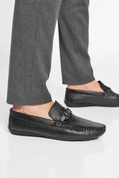 Ön Tokalı Erkek Casual Günlük Ayakkabı Siyah