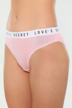 Papatya Kadın Secret Loves Baskılı 3'lü Bikini Külot Renkli