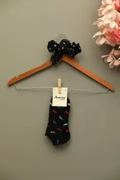 Sara Donna Kadın Patik Çorap(36-41 Uyumludur) Siyah