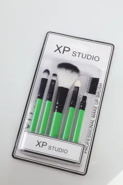 Xp Studıo 5 Li Makyaj Fırça Seti Yeşil
