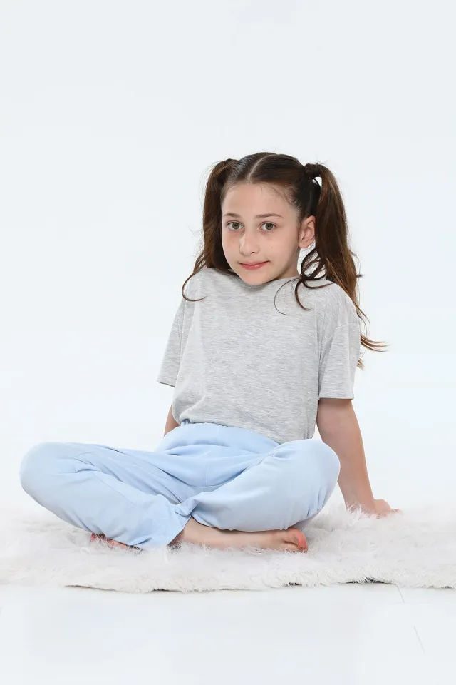 Kız Çocuk Likralı Pijama Altı Bebemavisi