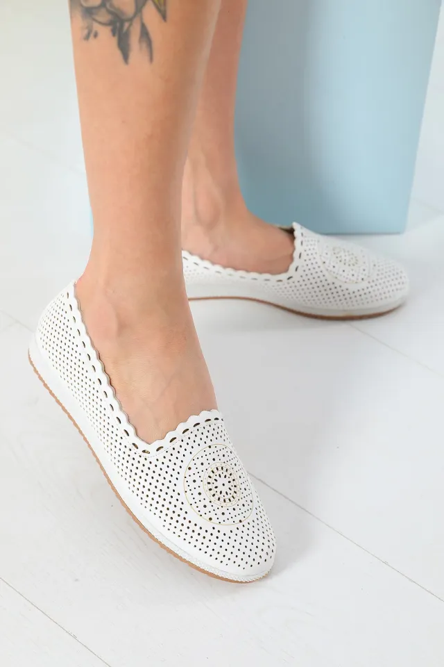 Kadın Ortopedik Günlük Ayakkabı Beyaz