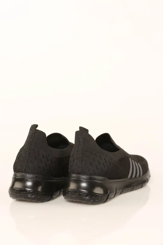 Erkek Bağcıksız Günlük Spor Ayakkabı Siyah