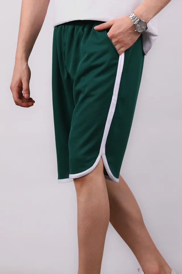 Erkek Basketbol-futbol Spor Şort Yeşil