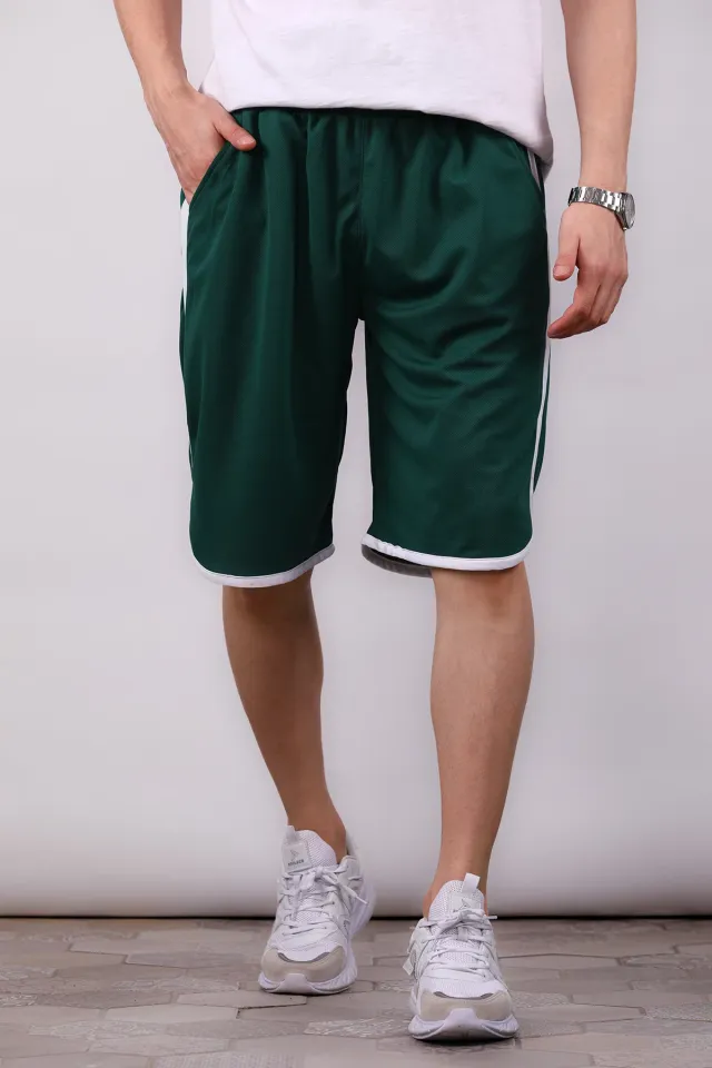 Erkek Basketbol-futbol Spor Şort Yeşil
