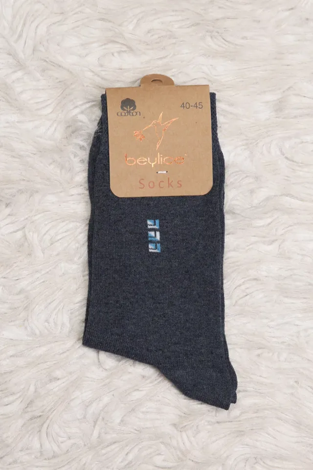 Erkek Soket Çorap (40-45 Uyumludur) İndigo