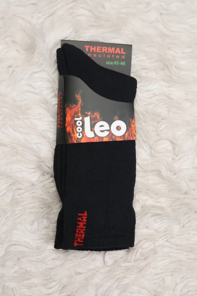 Erkek Termal Kışlık Soket Çorap (40-45 Uyumludur) Siyah