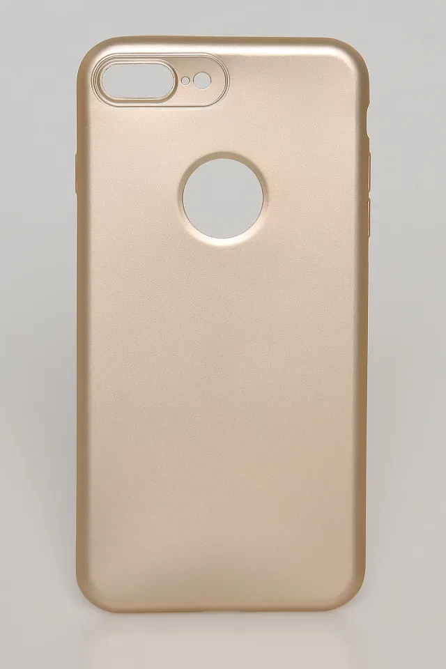 Iphone 7 Plus Silikon Kılıf Gold