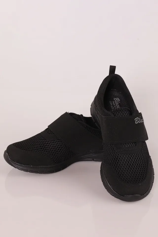 Kadın Cırtcırtlı Spor Ayakkabı Siyah