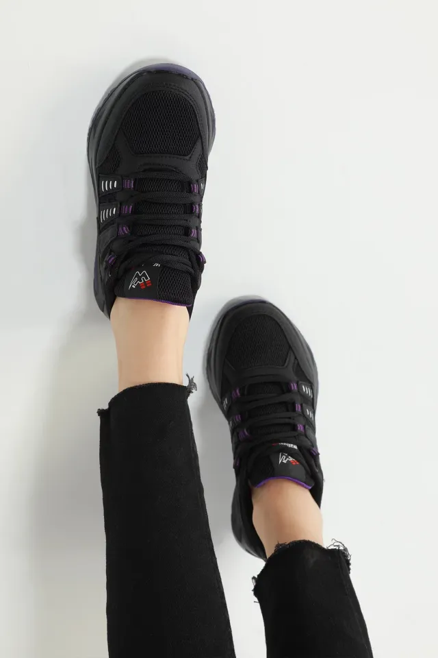 Kadın Günlük Spor Ayakkabı Siyahmor