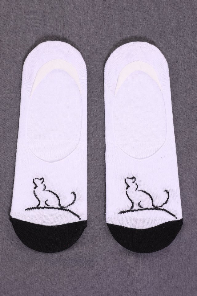 Kadın İkili Babet Çorap (36-41 Beden Aralığında Uyumludur) Beyaz