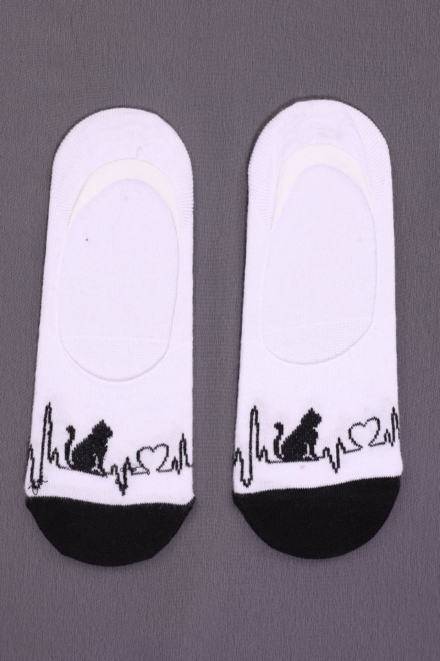 Kadın İkili Babet Çorap (36-41 Beden Aralığında Uyumludur) Beyaz