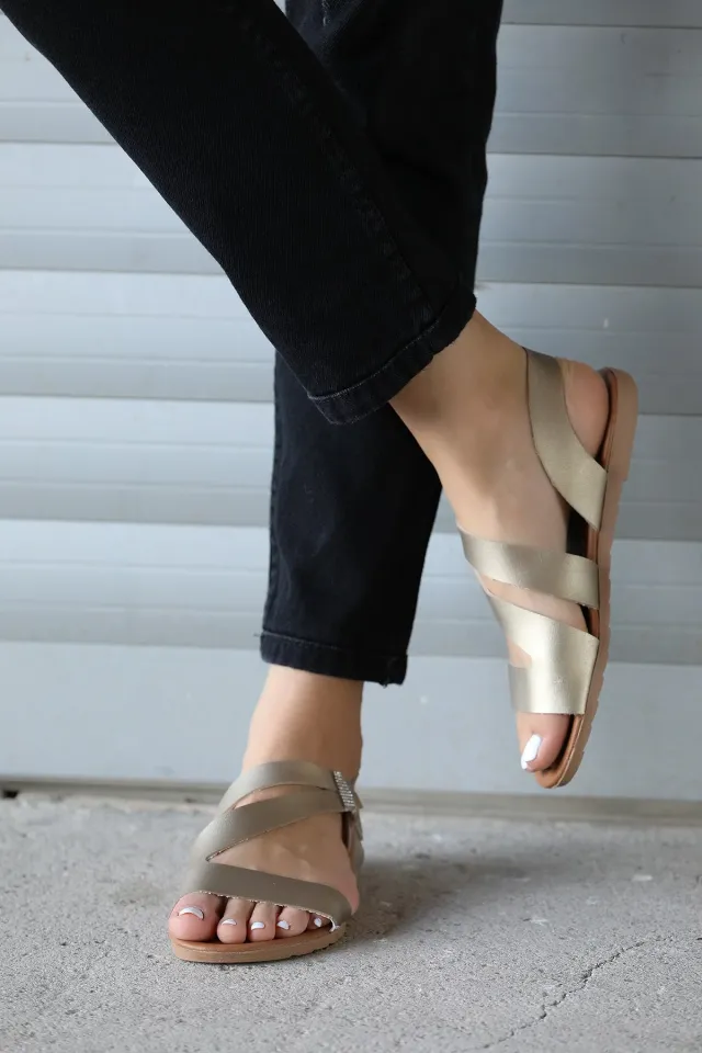 Kadın Sandalet Bronz
