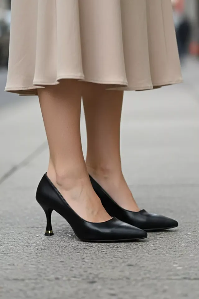 Kadın Stiletto Topuklu Ayakkabı Siyah