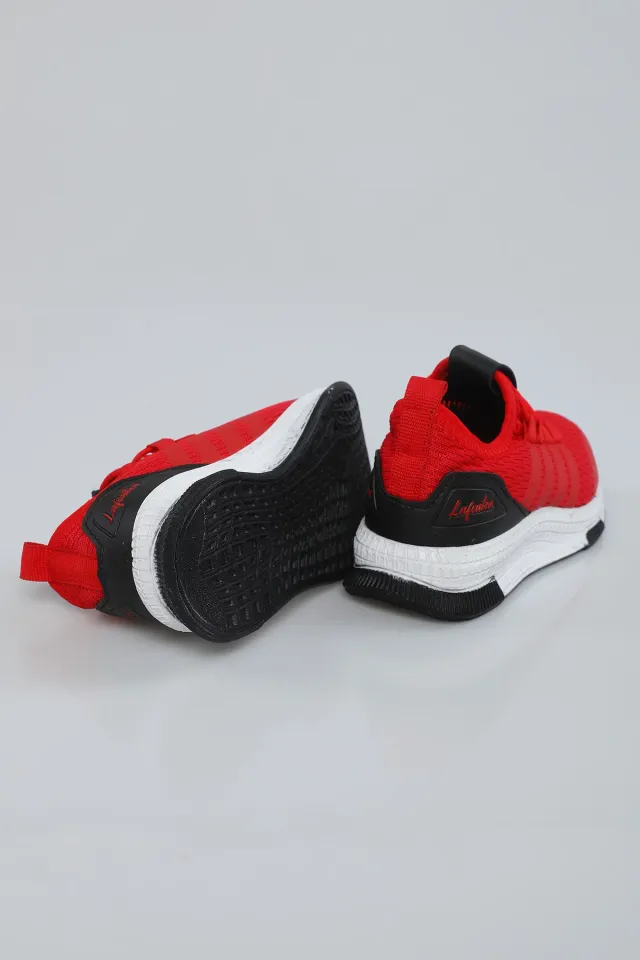 Çocuk Lafonten Triko Günlük Spor Ayakkabı Kırmızı