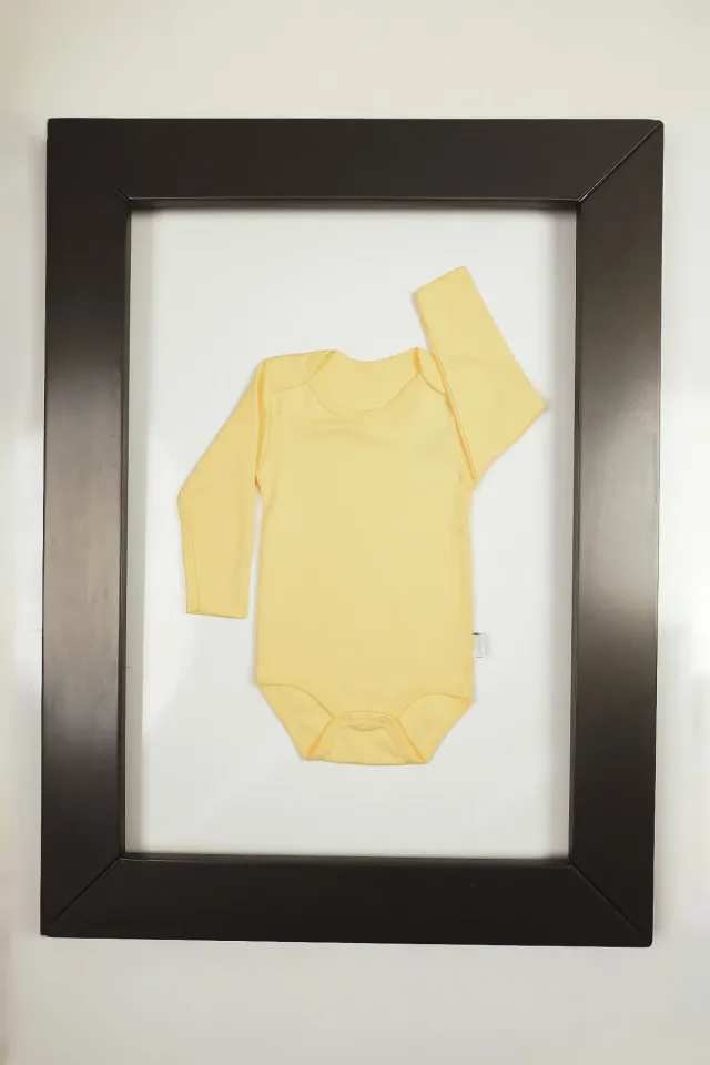 Kız-erkek Bebek Çıtçıtlı Body-zıbın Sarı