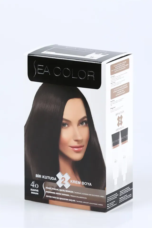 Sea Color Kahve 4-0 Saç Boyası Standart