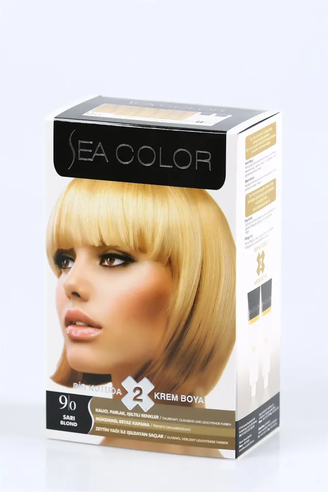 Sea Color Sarı 9-0 Saç Boyası Standart
