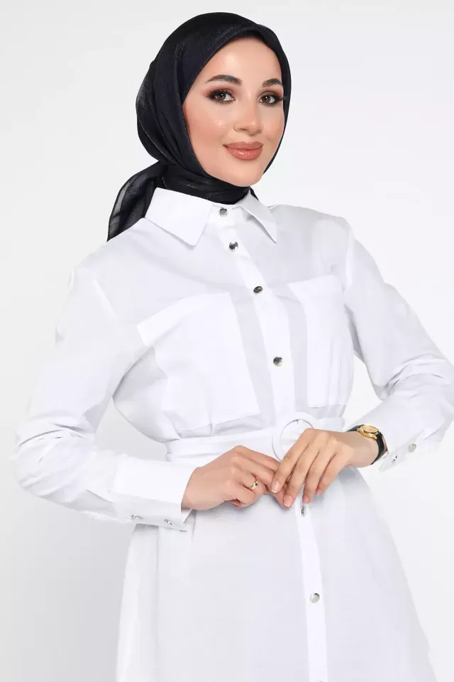 Simli Kadın Eşarp Siyah