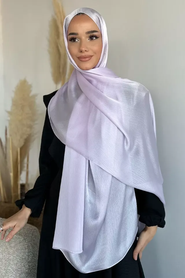 İdol Janjan Tesettür Şal Lila